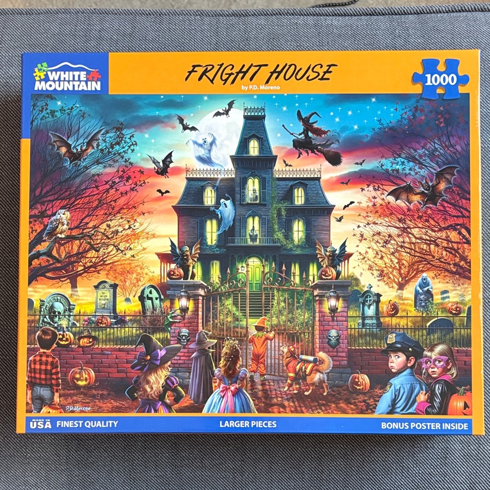 White Mountain Fright House 1000 Piece Puzzle